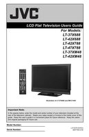 JVC LT37X688 LT42X688 LT42X788 LT47X788 LT37XM48 LT42XM48 TV Operating Manual